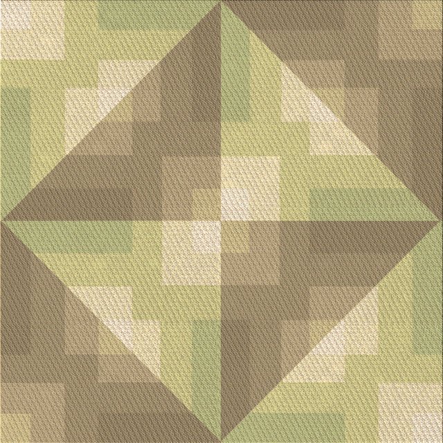 Ahgly Company Tapis d'Intérieur Lavable à la Machine, Carré, Transitionnel, Brun Cuivre, Tapis de Zone, 8 Pieds Carré