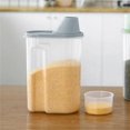 thumbnail image 4 of EIGTHTAIL Food Storage Containers Clearance! Plastic Food Storage Containers with Lids Small Airtight Containers Square School Lunch Containers for Children Leftover Food Containers Clear, 4 of 5