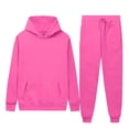 thumbnail image 1 of Gspmoly Tshirts for Men, Men'S Casual Oversize Solid Color Drawstring Trouser Long Sleeve Hooded Set Going Out Tops Weekly Deals, 1 of 7