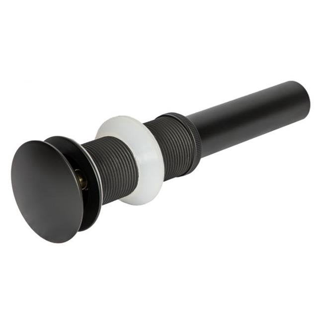 Eden Bath EB-D001MB Drain Escamotable en Forme de Parasol de 1,62 Po - Fini Noir Mat