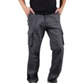 thumbnail image 2 of cllios Mens Cargo Pants Big and Tall Multi Pockets Pants Work Work Trousers Classic Workwear Cargo Pants, 2 of 4