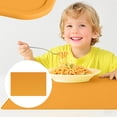 thumbnail image 4 of Orange Orange Silicone Insulation Mat Non-Slip Surface With Raised Edges Waterproof Heat Resistant For Kitchen Countertops Crafts And Dining Flexible Material Dishwasher Safe Durable Desig, 4 of 7