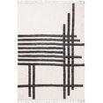 thumbnail image 1 of Casavani Indian Cotton Flat Weave Area Rug ,Black 5x8 feet, 1 of 6