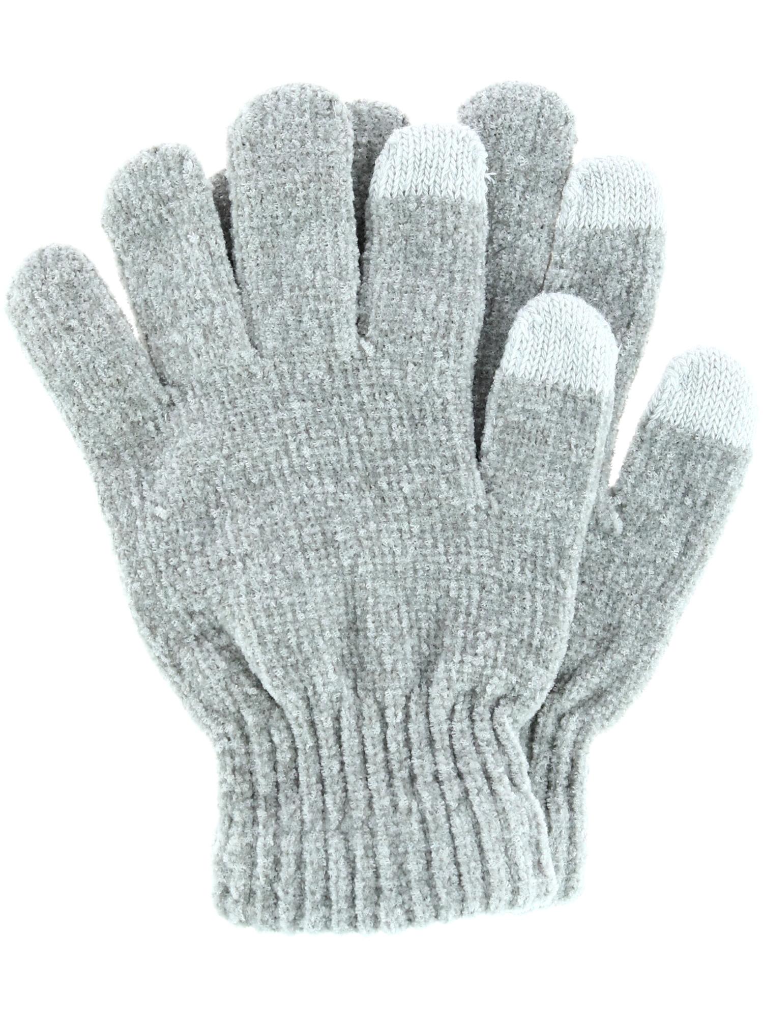 CTM®  Chenille Winter Gloves (Women's)