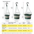thumbnail image 3 of Pot Suspendu de Jardin en Plastique avec Crochet, 3 of 8