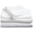 thumbnail image 1 of 400 Thread Count Egyptian Cotton Twin XL Sheet Set Stripe  White, 1 of 2