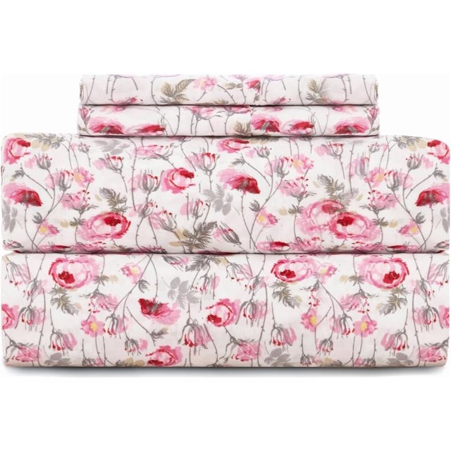 King Size Bed Sheets Piece Floral Pattern Sheets King Deep Pocket Sheet Grey Lotus