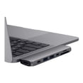 thumbnail image 3 of Satechi Type C Pro Hub Adapter with USB-C PD (40 Gbps), 4K HDMI, USB-C Data, SD/Micro Card Reader, USB 3.0 - Compatible with 2021 MacBook Pro M1 Pro & Max, 2020 MacBook Air/Pro M1 (Space Gray), 3 of 7
