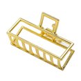 thumbnail image 1 of Pince à Griffes Style Simple Poignée Portable Alliage Robuste Accessoires de Décoration Géométrique Barrettes pour Femmes Or/rectangle, 1 of 6