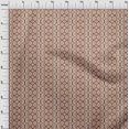 thumbnail image 4 of oneOone Cotton Flex Brown Fabric Asian Block Sewing Craft Projects Fabric Prints by Yard 40 Inch Wide, 4 of 4