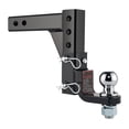thumbnail image 1 of Adjustable Trailer Hitch Ball Mount, Tri-Ball (1-7/8" X 2" X 2-5/16"), Fits 2" Receiver, 5" Rise/Drop Hitch, Hitch For Heavy Dut ,Dependable Strength, 1 of 7