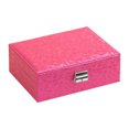 thumbnail image 2 of Chmadoxn Jewelry Boxes & Organizers Jewelry Box With Lock Jewelry Organizer Storage Case With 2-Layers Display For Earrings Bracelets Rings Watches Jewelry Boxs, 2 of 4