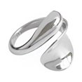 thumbnail image 1 of Dalazy Silver Women Ring Open End Replacement Decorative Stylish Fashionable Ladies Dating Photography Rings Jewellery, 1 of 6