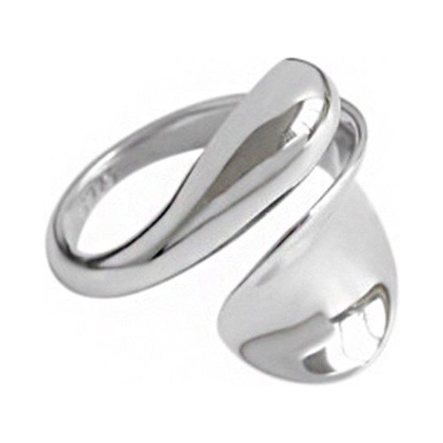 Dalazy Silver Women Ring Open End Replacement Decorative Stylish Fashionable Ladies Dating Photography Rings Jewellery