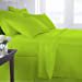 thumbnail image 2 of Linen Store 26-30 inches Extra Fit Deep Pocket Hotel Finish Adjustable Room 1-Piece- Fitted- Sheet Both Pattern Solid/Stripe 500 Thread Count 100% Pima Cotton (Full, Solid,Parrot Green)., 2 of 2