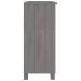 thumbnail image 2 of vidaXL Sideboard HAMAR Light Grey 85x35x80 cm Solid Wood Pine, 2 of 4
