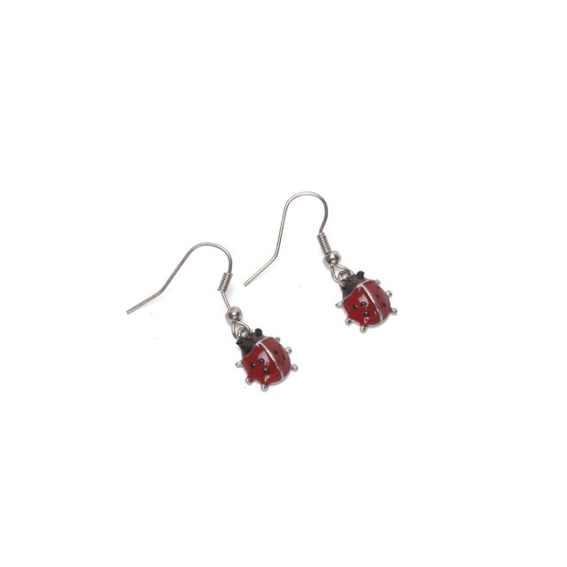 Boucles d'Oreilles de Costume - Coccinelle