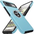 thumbnail image 1 of KOMI for Google Pixel 8 Case, Slim Fit Case for Pixel 8 with Ring Holder Kickstand [Military Grade Drop Tested] [TPU+PC] Dual Layer Shockproof Protective Phone Case for Google Pixel 8, Sierra Blue, 1 of 5