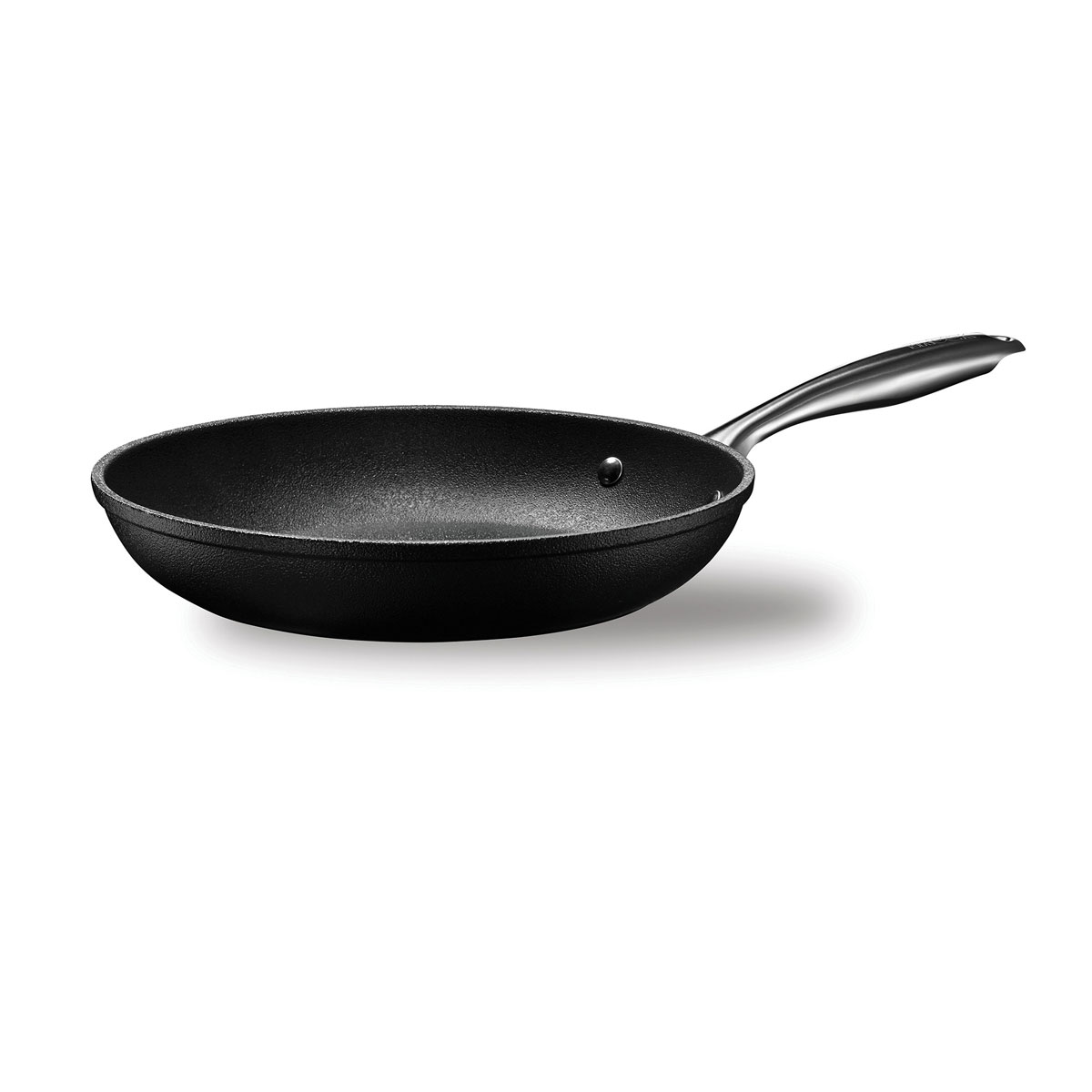 Starfrit Poêle Antiadhésive The Rock Diamond 24cm (9.5") - Aluminum - Va au four - Sans PFOA - Facile à nettoyer - Noir