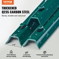 thumbnail image 2 of VEVOR 5 Feet Fence Post 10 Pack T-Post Heavy Duty Metal Fence Posts Green, 2 of 9