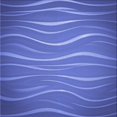 thumbnail image 1 of Ahgly Tapis d'Intérieur Lavable en Machine Carré Transitionnel Bleu Ciel, 8 Pieds Carré, 1 of 7