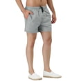 thumbnail image 4 of INSPIRE CHIC Men's Quick Dry Swim Trunks Lightweight Polyester Board Shorts with Mesh Lining 30 Gray, 4 of 7