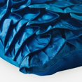 thumbnail image 2 of The HomeCentric Cushion Cover Custom, Decorative Blue Pillows For Couch Pack of 2, 16x16 inch (40x40 cm) Satin Pillowcase With Zipper, Solid Color, Ruffles, Designer- Vintage Blues, 2 of 3