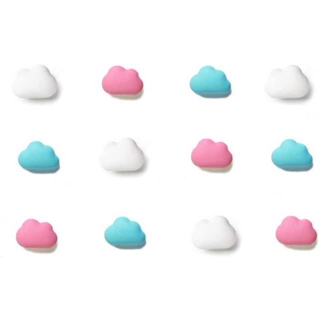 Decorative Refrigerator Magnets, Perfect Fridge Magnets for House Office Personal Use (12Pcs Cloud)