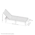 thumbnail image 2 of Sunnydaze 5-Position Adjustable Sun Lounger Polypropylene Resin - Black, 2 of 10
