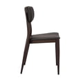 thumbnail image 2 of Take Me Home Classic Silloutte Dining Chair, Gray PU Upholstery and Walnut frame., 2 of 4