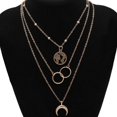 thumbnail image 3 of lionlar Butterfly Necklace Pendant Multilayer Dainty Butterfly Choker Necklace Multilayer Golden, 3 of 4