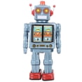 thumbnail image 2 of Robot Électrique en Métal, Robot Éducatif Motorisé Rétro Robot en Métal Rotatif Robot Électrique Marche et Figurines Rotatives Modèle pour Collection Adulte Cadeau Enfants, 2 of 8