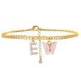 thumbnail image 1 of Product Classification Anklet Product Title Jewelry Initial Anklet Foot Female Anklet Letters For Women Anklet, 1 of 1