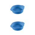 thumbnail image 3 of kurtrusly Wedding Birthday Party Cake Restaurant Reusable Washable Mousse Round Mould Kitchen Gadget Accessories Blue 10 Inch 2Set, 3 of 6
