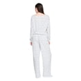 thumbnail image 3 of No Boundaries Women's Two Piece Pajama Set, 3 of 6