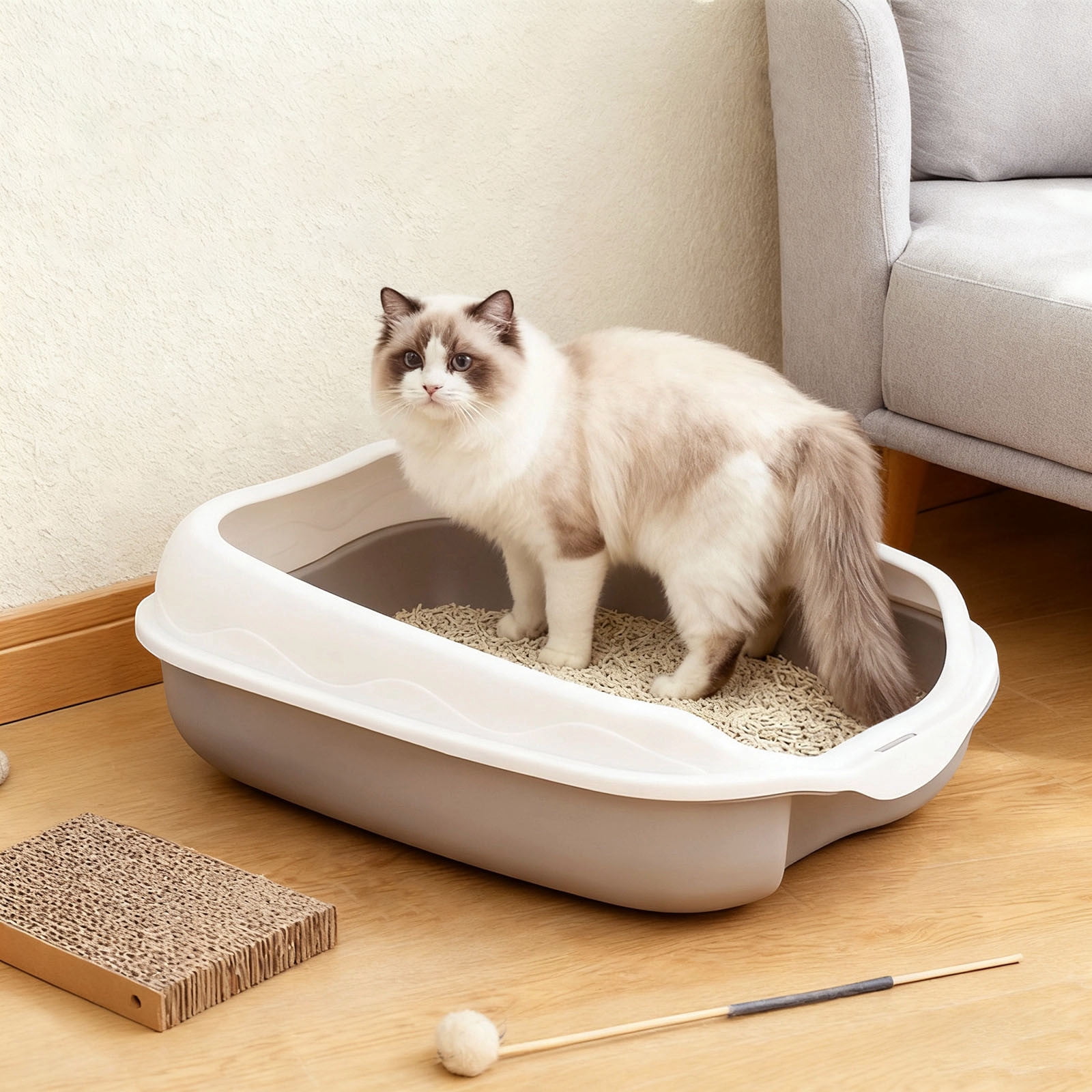 Pet Category Cat Litter Solution for Odor Control with Breathable Design and Easy Observation Features
