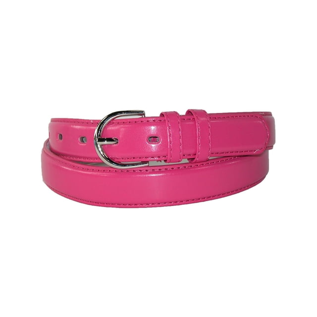 CTM® Leather 1 1/8 Inch Dress Belt (Women's)