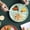 Green, variant on Jubipavy Dividing Dividing Tableware Set Three Dividing Dessert Breakfast With Spoon Fork Chopsticks