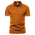 thumbnail image 1 of EGNMCR Chemise Blouse Homme à Manches Courtes Col Rabattu Unie à Boutons Hauts, 1 of 4
