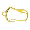thumbnail image 2 of S SERENABLE Snorkeling Head Strap Replacement Comfortable Training Gear Breathing Tube Fixed Yellow, 2 of 9