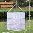thumbnail image 2 of Amzcrzy Foldable Drying Net Flat Clothes Drying Rack - Foldable Mesh Clothes Flat Drying Rack, Underwear Drying Cage Dorm Room Essentials Home Improvement Birthday Gifts for Men Home Organization, 2 of 4