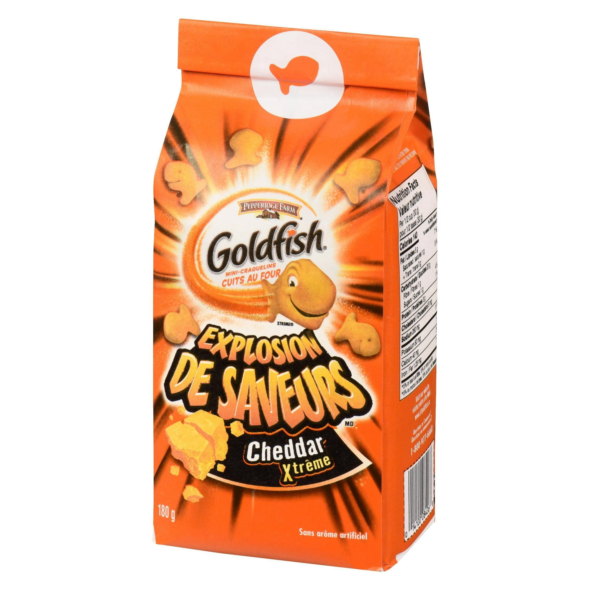 Goldfish® Flavour Blasted® Xtreme Cheddar Crackers,180g bag