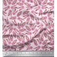 thumbnail image 1 of Soimoi Polyester Crepe Fabric Leaves & Floral Block Fabric Prints by Yard 42 Inch Wide, 1 of 3