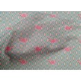 thumbnail image 4 of oneOone Cotton Poplin Fabric Geometric & Flamingo Bird Print Fabric by The Yard 56 Inch Wide, 4 of 4