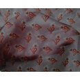 thumbnail image 4 of oneOone Silk Tabby Fabric Floral & Paisley Block Print Fabric BTY 42 Inch Wide, 4 of 4