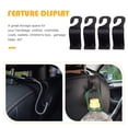 thumbnail image 3 of 4pcs Car Back Seat Storage Hook Vehicle Back Seat Headrest Hooks for Coats, 3 of 5