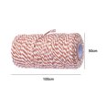 thumbnail image 2 of Becaristey Ficelle en Coton Ficelle Double Couleur pour Bricolage Brun et Blanc 1 Ensemble, 2 of 6