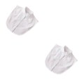 thumbnail image 2 of QualitChoice Simple Design Solid Color False Collar Formal Fashion Chiffon Fake Half Shirt Decorative Detachable Lapel Clothing Decor White Stand 2PCS, 2 of 6