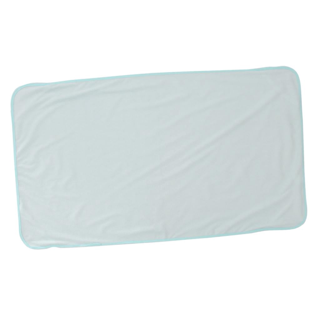 TISHITA Grande Alèse Imperméable pour Pipi et Incontinence Protège-Matelas Drap 70x 120 cm Bleu