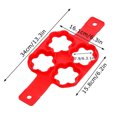 thumbnail image 3 of 4 Hole Omelette Maker Multi-functional 7-link Round Star Heart Shaped Pancake Maker Breakfast Baking Molds, 3 of 6